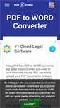 Mobile Screenshot of pdftoword.org