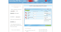 Desktop Screenshot of pdftoword.us